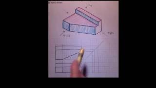 Beginning Orthographic Projection [upl. by Leunad]