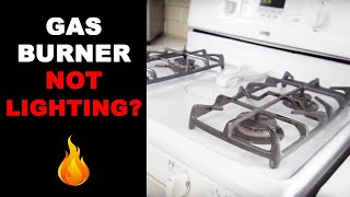 Gas Stove Range Not Igniting  Easy Fix [upl. by Lladnarc]