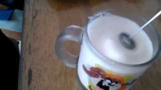 Aerolatte Review Frothing Cold Milk In Under 1 Minute [upl. by Akahs411]