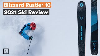 2021 Blizzard Rustler 10 Ski Review  Curated [upl. by Aihsenat]