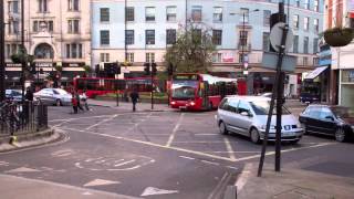 London Bus amp Tube at Hammersmith [upl. by Galitea112]