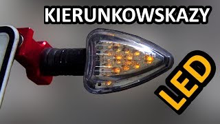 Montaż kierunkowskazów LED w motocyklu [upl. by Valenka]