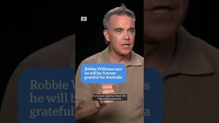 Why Robbie Williams loves Australia  ABC News [upl. by Wilen725]