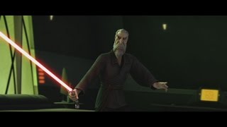 Star Wars The Clone Wars  Nightsisters vs Count Dooku 1080p [upl. by Hibben]