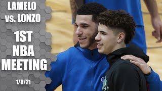 LaMelo Ball vs Lonzo Ball LaMelo gets neartripledouble and the win HIGHLIGHTS  NBA on ESPN [upl. by Tehr]