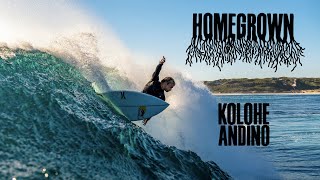 Homegrown w Kolohe Andino  The Face Of San Clemente Surfing [upl. by Dhumma963]