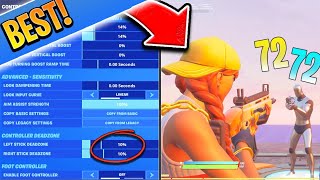 CHANGE These SETTINGS for AIMBOT AIM BEST Fortnite Settings PS4XBOX Fortnite BEST Settings [upl. by Oluas306]