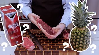 How to Tenderize a Cheap Steak  Steak Experiments [upl. by Gad]