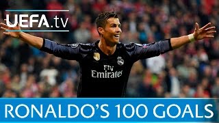 Cristiano Ronaldo  Watch all of his 100 European goals [upl. by Ibbed864]