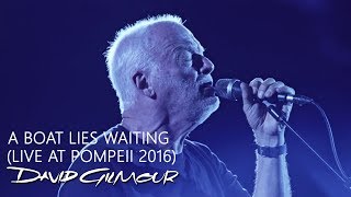 David Gilmour  A Boat Lies Waiting Live At Pompeii [upl. by Celina]