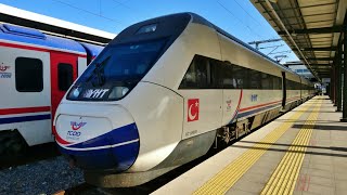 Turkish HighSpeed Train Journey from Istanbul to Ankara incl Marmaray Tunnel [upl. by Wehrle]