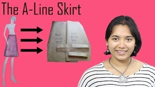 DIY Basic Pattern Tutorial The Aline Skirt [upl. by Mozes]