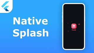 Native Splash Screen  Flutter Tutorial [upl. by Hendrik]