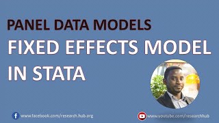 Panel Data 7 Fixed effects model in STATA [upl. by Mcwilliams222]