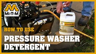 How To Use Detergent For Your Pressure Washer [upl. by Elish]