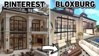 BUILDING A PINTEREST HOUSE IN BLOXBURG [upl. by Olcott]