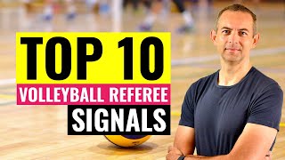 TOP 10 Volleyball Referee Signals You Should Know [upl. by Frankel933]