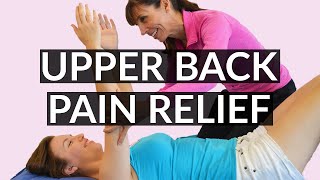 Physical Therapist Upper Back Stretches that Relieve Pain and Stiffness Part 1 [upl. by Emelyne]