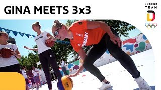 3x3 Basketball mit Gina Lückenkemper  Jugend Team Deutschland [upl. by Eilujna]