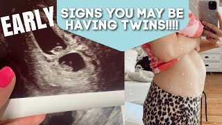 TWIN Pregnancy Symptoms  Signs You May Be Pregnant With Twins  Lauren Stewart [upl. by Keung]