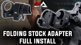 Sylvan Arms Gen 3 Folding Stock Adapter FULL INSTALL [upl. by Berthold]