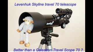 Levenhuk Skyline travel 70 vs Celestron Travel scope 70 [upl. by Nanerb]