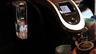 Using the Keurig 20 K200 coffee machine [upl. by Ajtak]