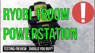 Ryobi 40V 1800W Power Station RYi1802B6 Review [upl. by Blaseio]