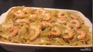 Recette pâtes aux crevettes [upl. by Aliehs]