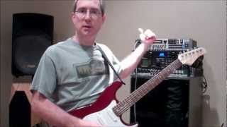 Lace Sensor Hot Gold Pickups Demo  Strat [upl. by Pedro]