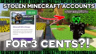 The SHADY Websites Selling STOLEN Minecraft Accounts For MILLIONS [upl. by Pavia]