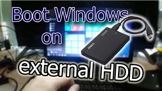 How to use WinToUSB  external hdd Windows boot on usb [upl. by Aneala]