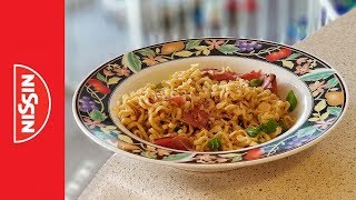 Philippines Nissin Yakisoba Instant Noodle Recipe Time EP 244 [upl. by Nyladam]