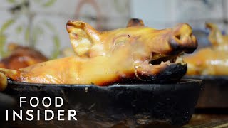 The Oldest Restaurant In The World Roasts Suckling Pig In A WoodFire Oven  Legendary Eats [upl. by Aloek363]