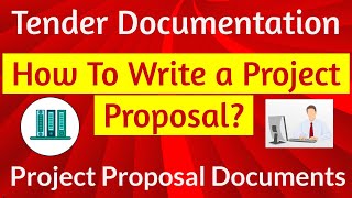 Tender Documentation  How to write a project Proposal  Project Proposal Documents [upl. by Alexa]