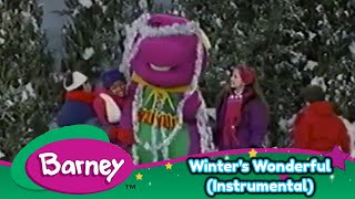 Barney  Winters Wonderful Night Before Christmas Instrumental [upl. by Yelad460]