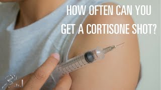 How often can you get a cortisone shot [upl. by Gan]