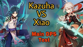 Kazuha Vs Xiao Who is better main DPS  【Genshin Impact】 [upl. by Einhapets]