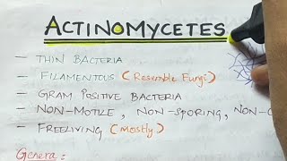 Actinomycetes  Micribiology  Handwritten notes [upl. by Nadya]