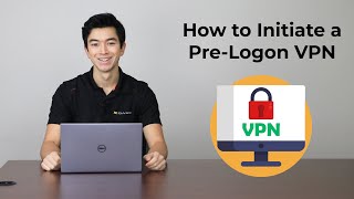 How to Initiate a PreLogon VPN  CISCO AnyConnect [upl. by Adliwa]