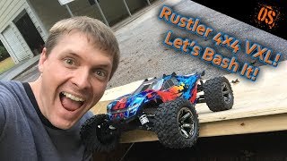 Rustler 4x4 VXL Unboxing and Bashing [upl. by Zelde]