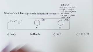 Identifying delocalized electrons example [upl. by Amaty]