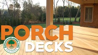 Best Wood for Porch Decks [upl. by Yrannav]