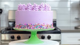 Cake Decorating for Beginners  How to Frost a Cake [upl. by Nibbs]