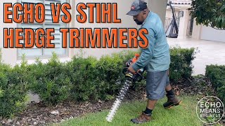 ECHO HC2810 vs STIHL HS82T Hedge Trimmers  Which one is better UAGCompare [upl. by Wj]