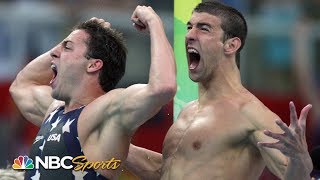 Michael Phelps Jason Lezak and the greatest relay in Olympic history  NBC Sports [upl. by Cedar61]