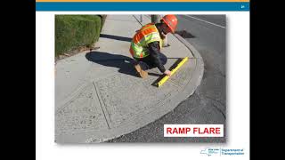 Training Video Inspecting ADAcompliant curb ramps 2020 [upl. by Mozart]