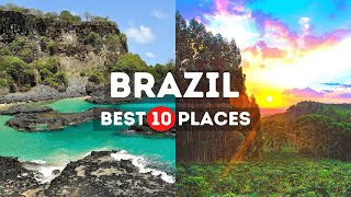 Amazing Places to Visit in Brazil  Travel Video [upl. by Illehs]