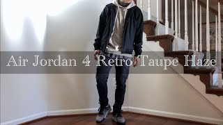 ⚡️ FLASH REVIEW Air Jordan 4 Retro Taupe Haze [upl. by Seka]