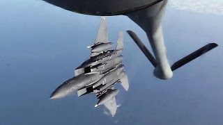 KC135 Stratotanker in Action  Aircraft Air Refueling [upl. by Cuttie841]